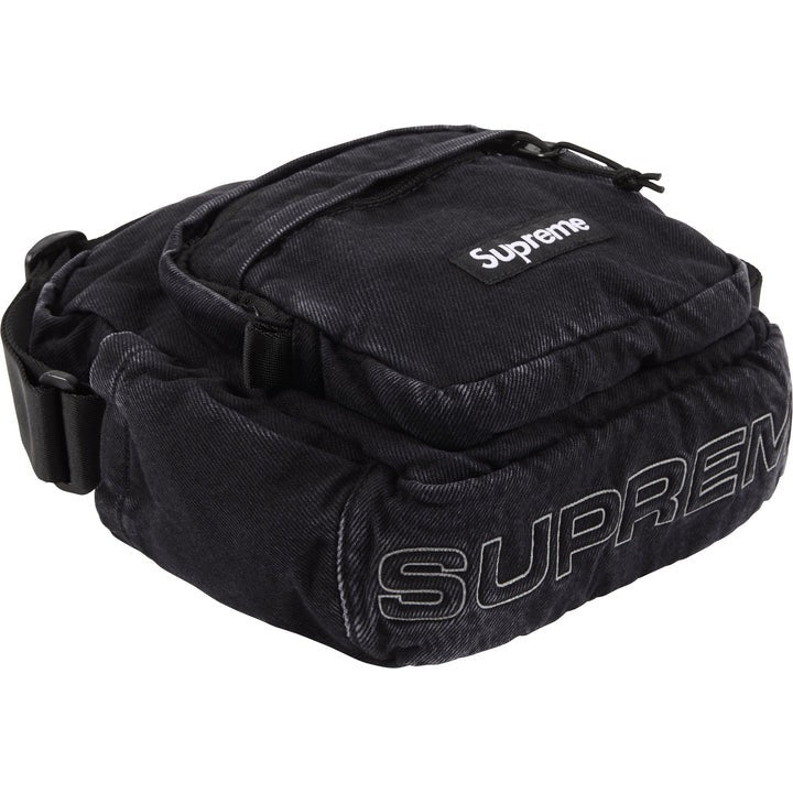 Supreme Denim Shoulder Bag Black