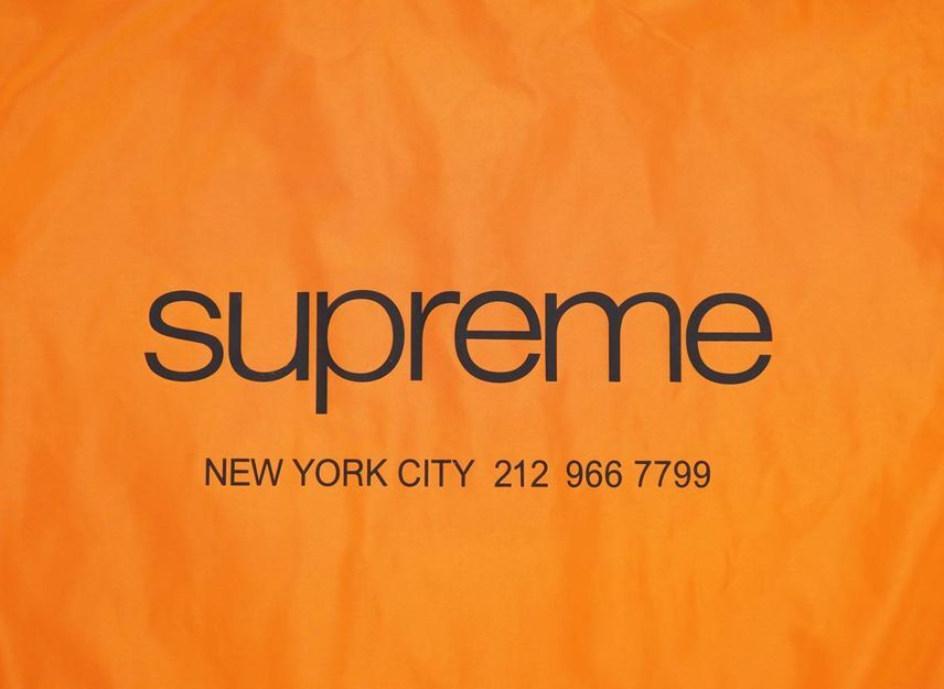 Supreme Nyc Coaches Jacket Orange