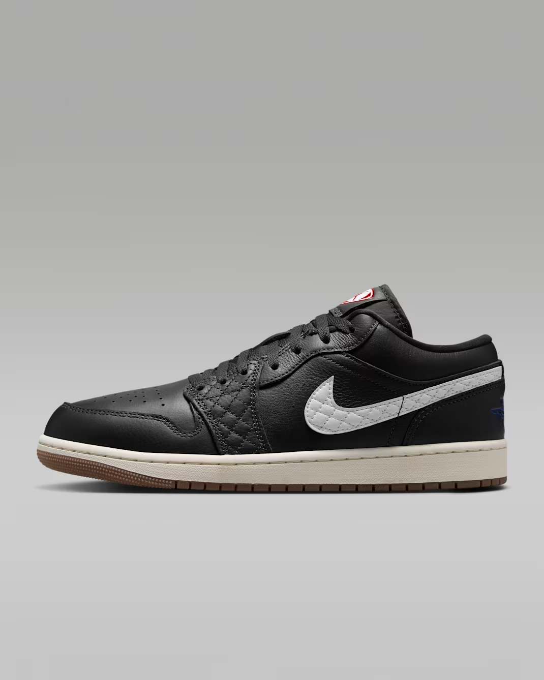 IO2047-001 Nike Air Jordan 1 Low SE "Off Noir/University Red" (Men's)