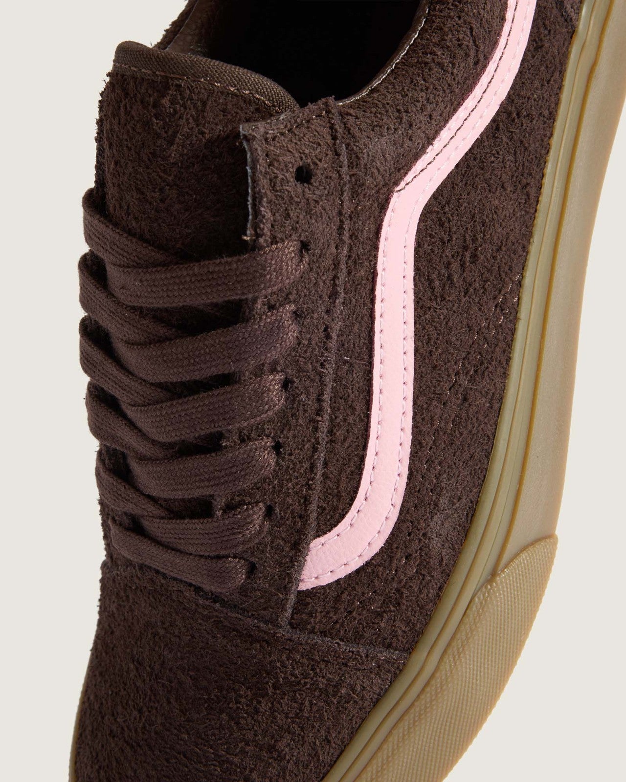 VN000E9TRPK Vans Old Skool Hairy Suede Brown Pink (Men's)