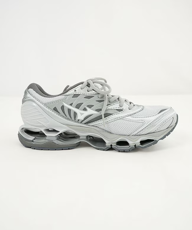 D1GA333714 Mizuno Wave Prophecy LS "Light Gray/Silver/White" (Men's)