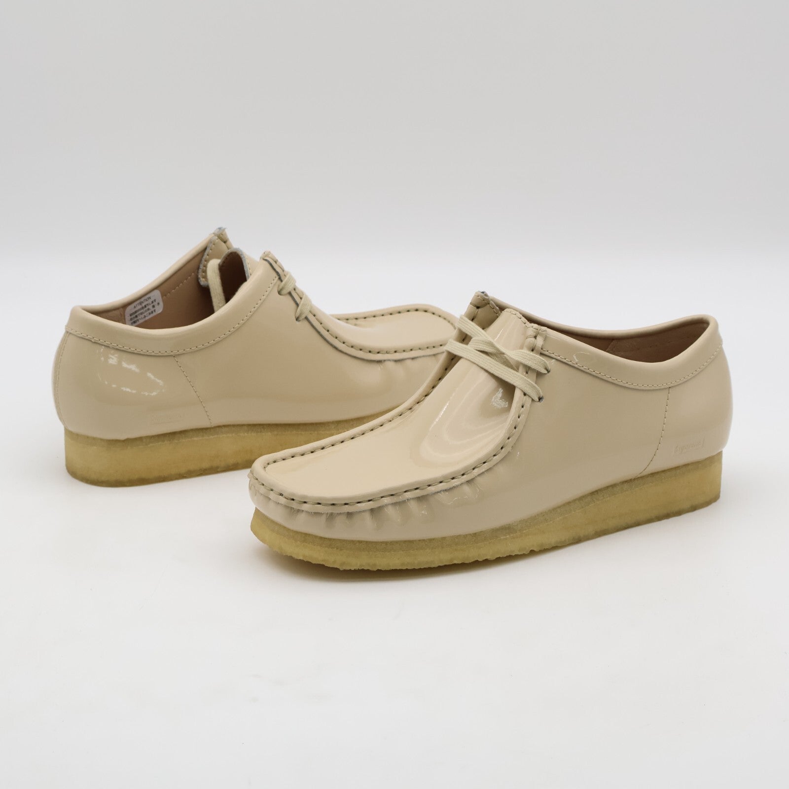 26176857 Supreme Clarks Patent Leather Wallabee Beige (Men's)