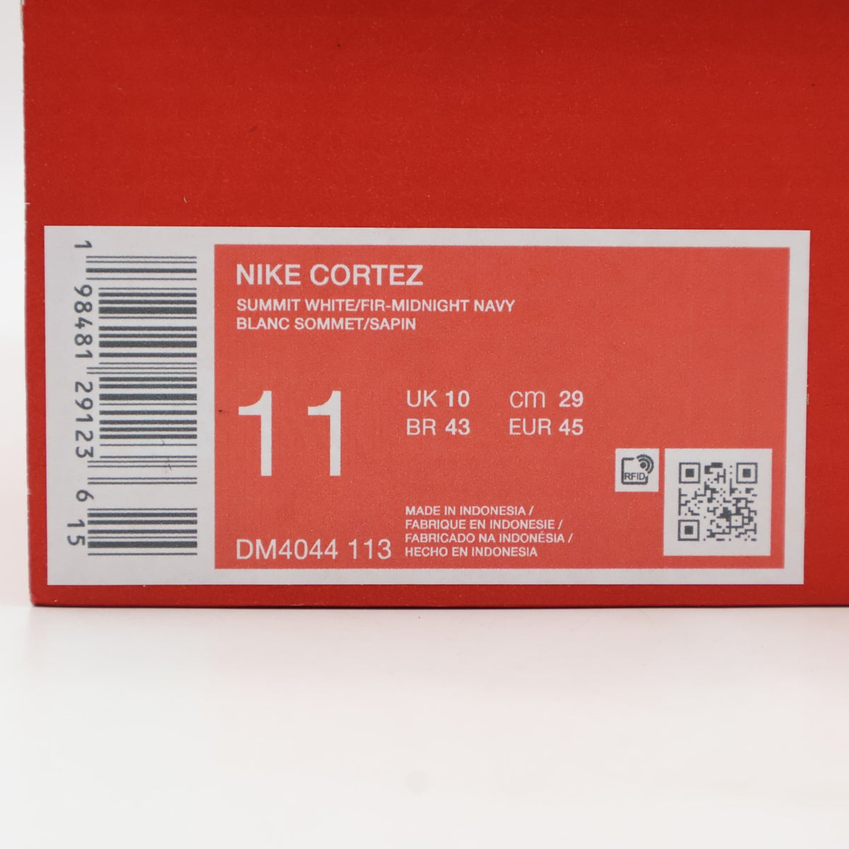 DM4044-113 Nike Cortez Summit White Fir-Midnight Navy (Men's)