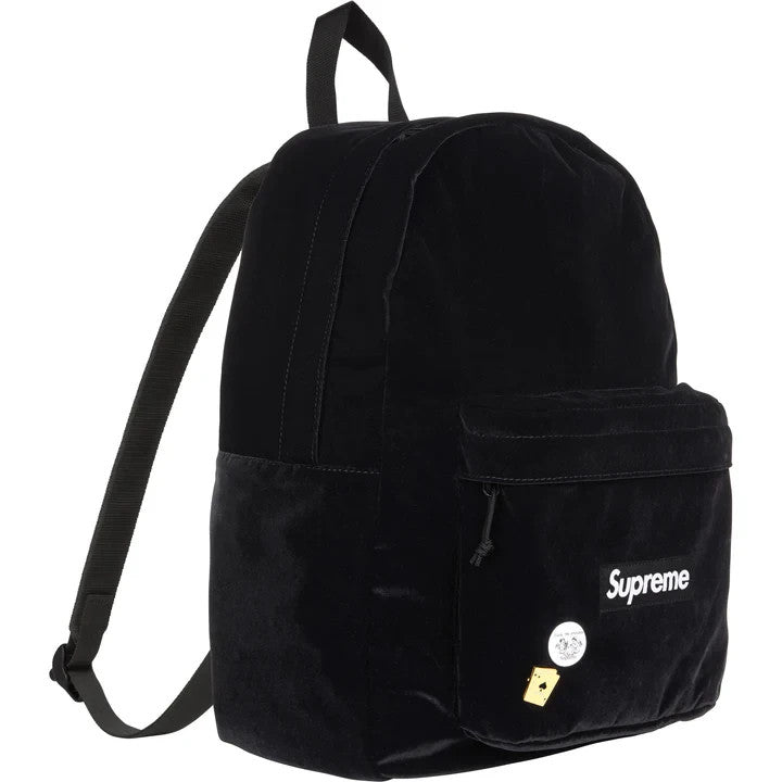 Supreme Velvet Backpack Black