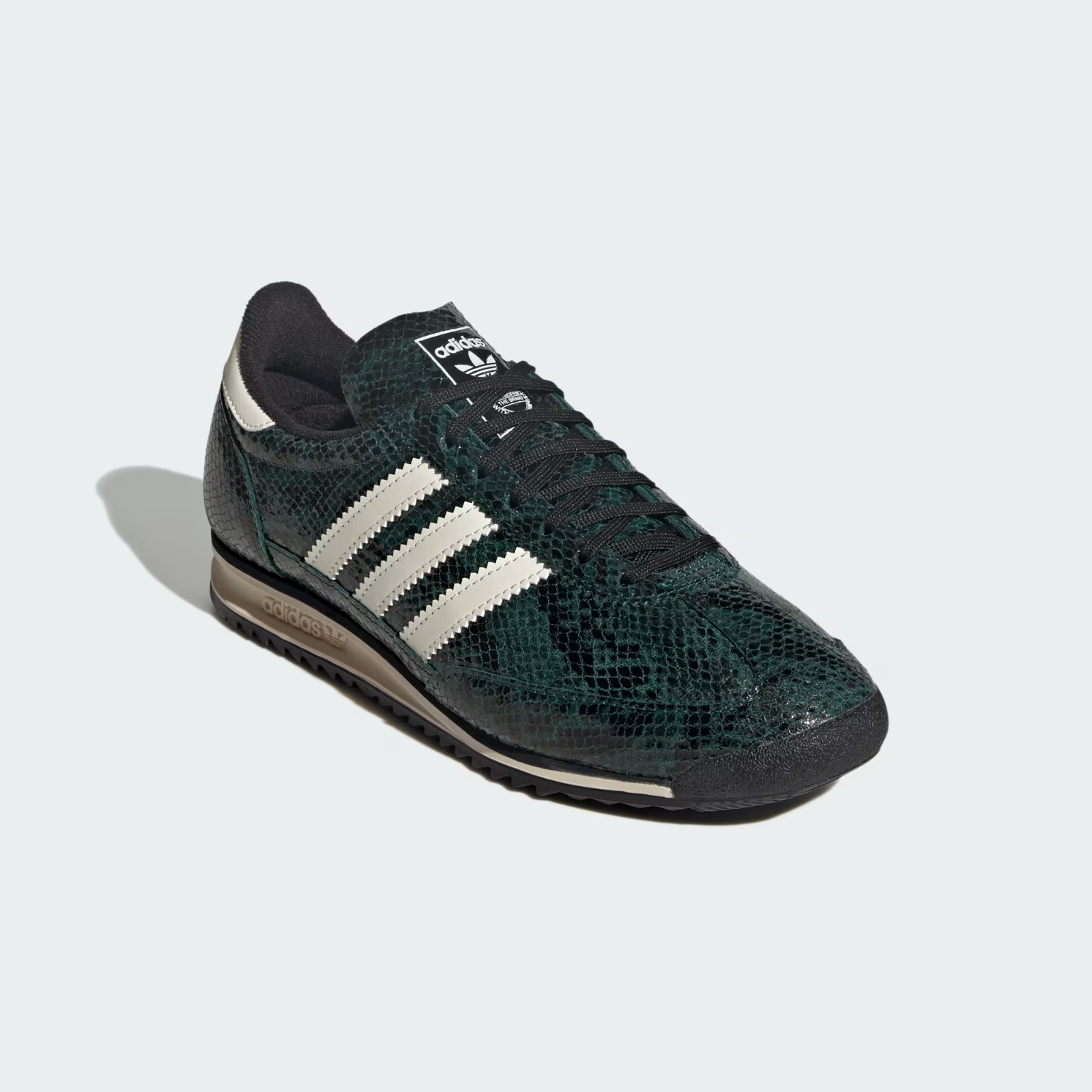 JS3982 adidas Originals SL72 OG Collegiate Green Core Black Cream White (Men's)