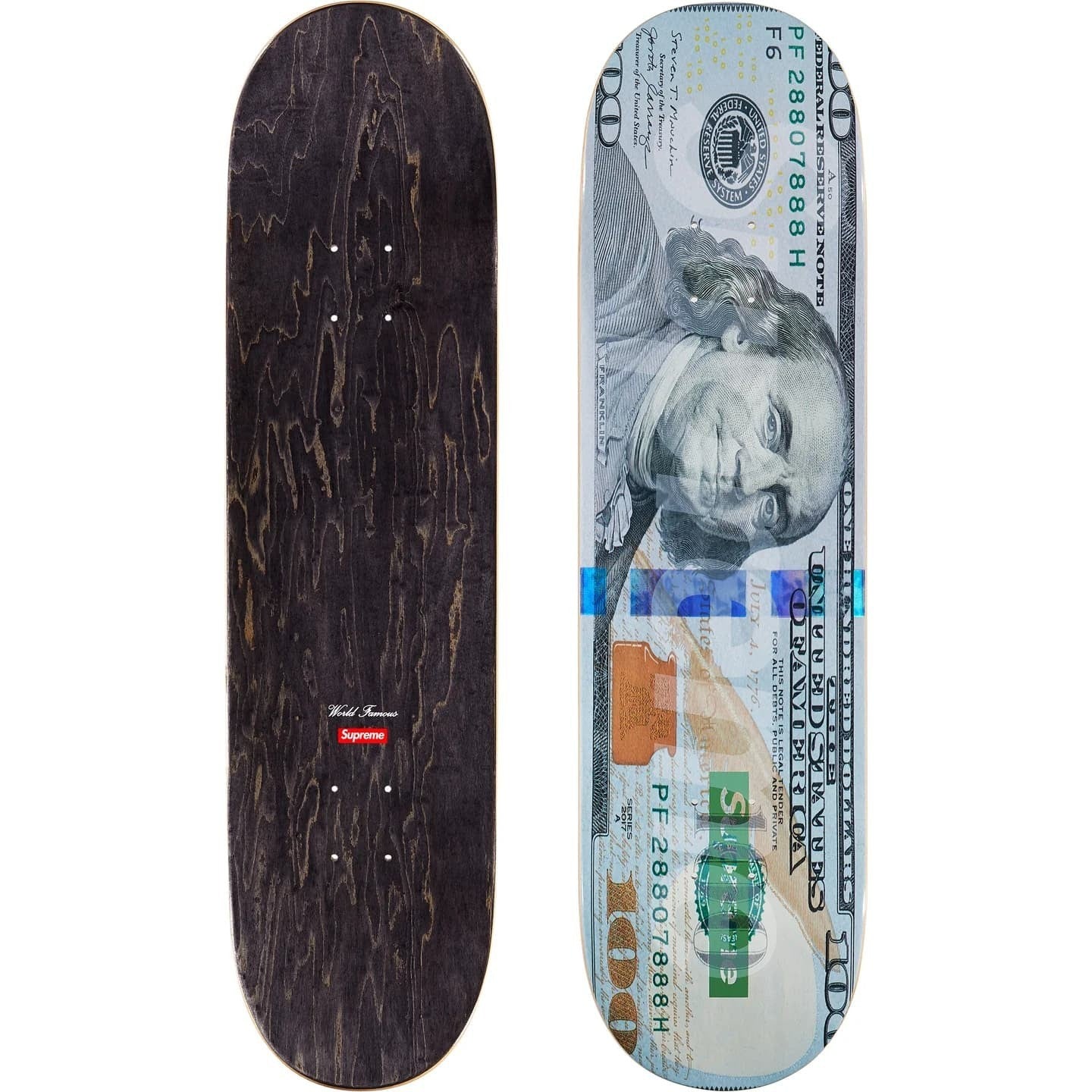 Supreme Money Logo Skateboard Multi