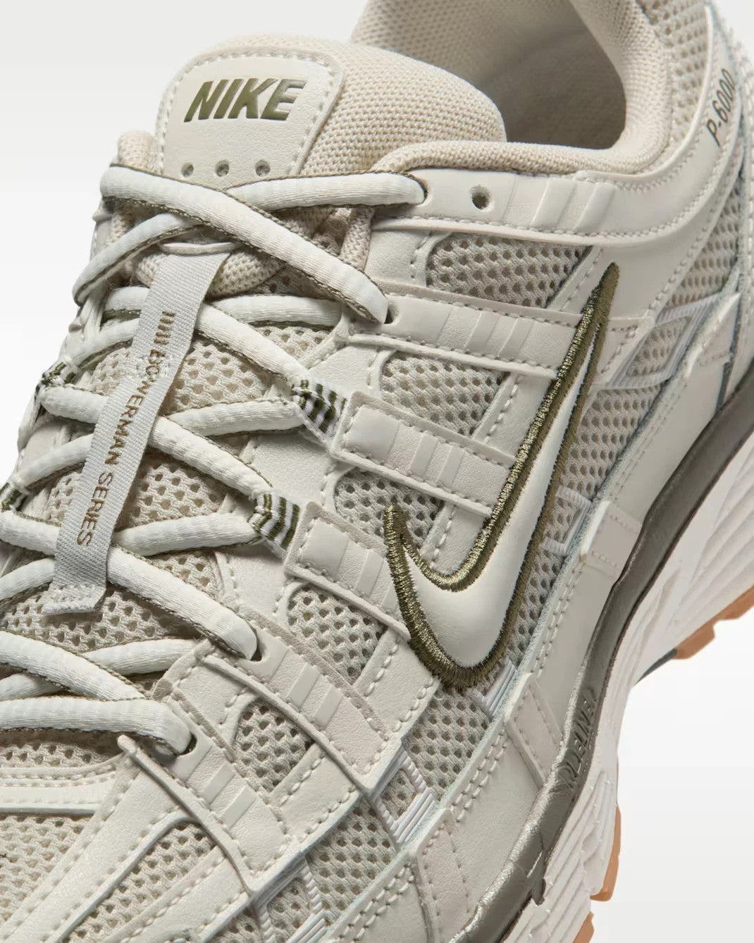 BV1021-016 Nike P-6000 Light Bone Phantom Medium Olive Sail (Women's)