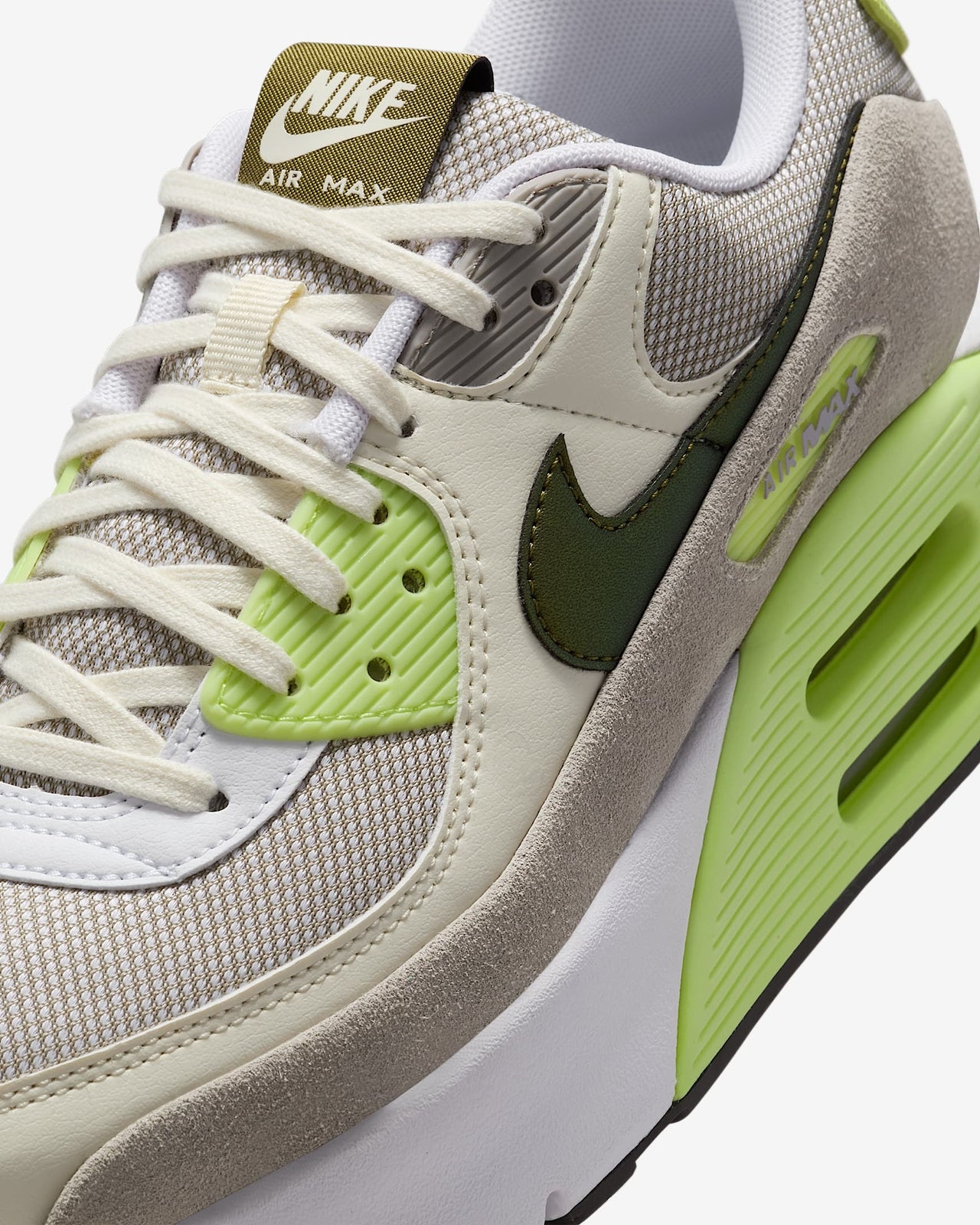 IB8061-100 Nike Air Max 90 LV8 White Pale Ivory College Grey Light Lemon (Men's)