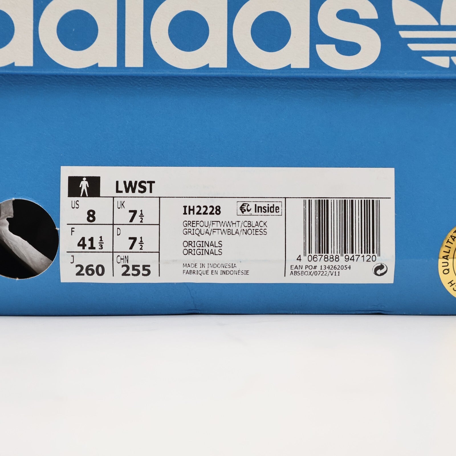 IH2228 adidas Originals Lawsuit Grey Core White (Men's)