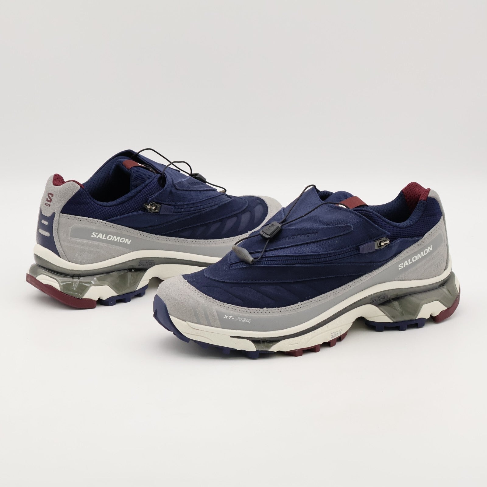 L47773800 KITH Salomon XT-Voyager Maritime Blue Alloy Tawny Port (Men's)