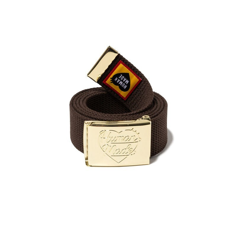 HUMAN MADE Web Belt Brown