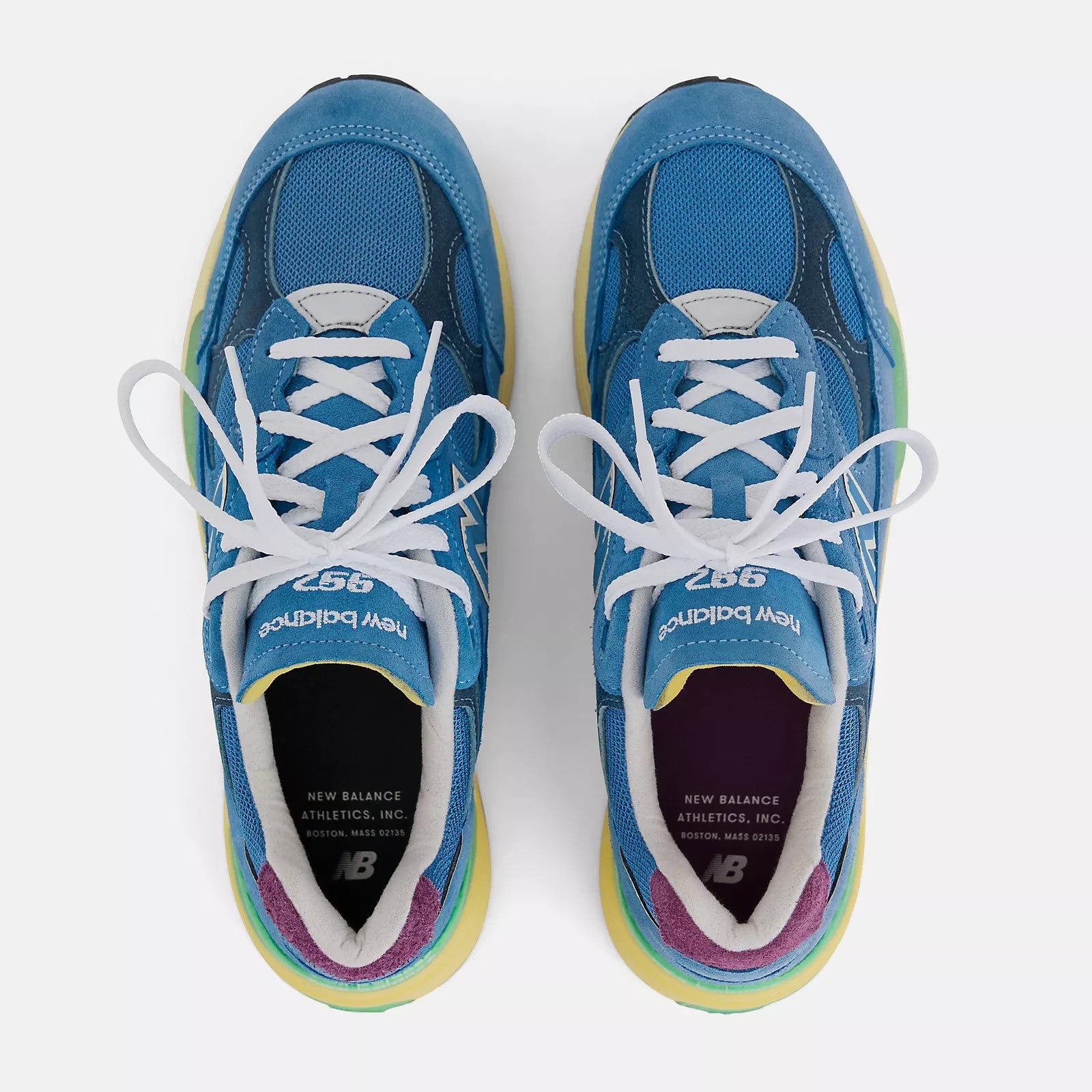 U9929NF New Balance 992 "Sea Stone/Green Apple" (Men's)
