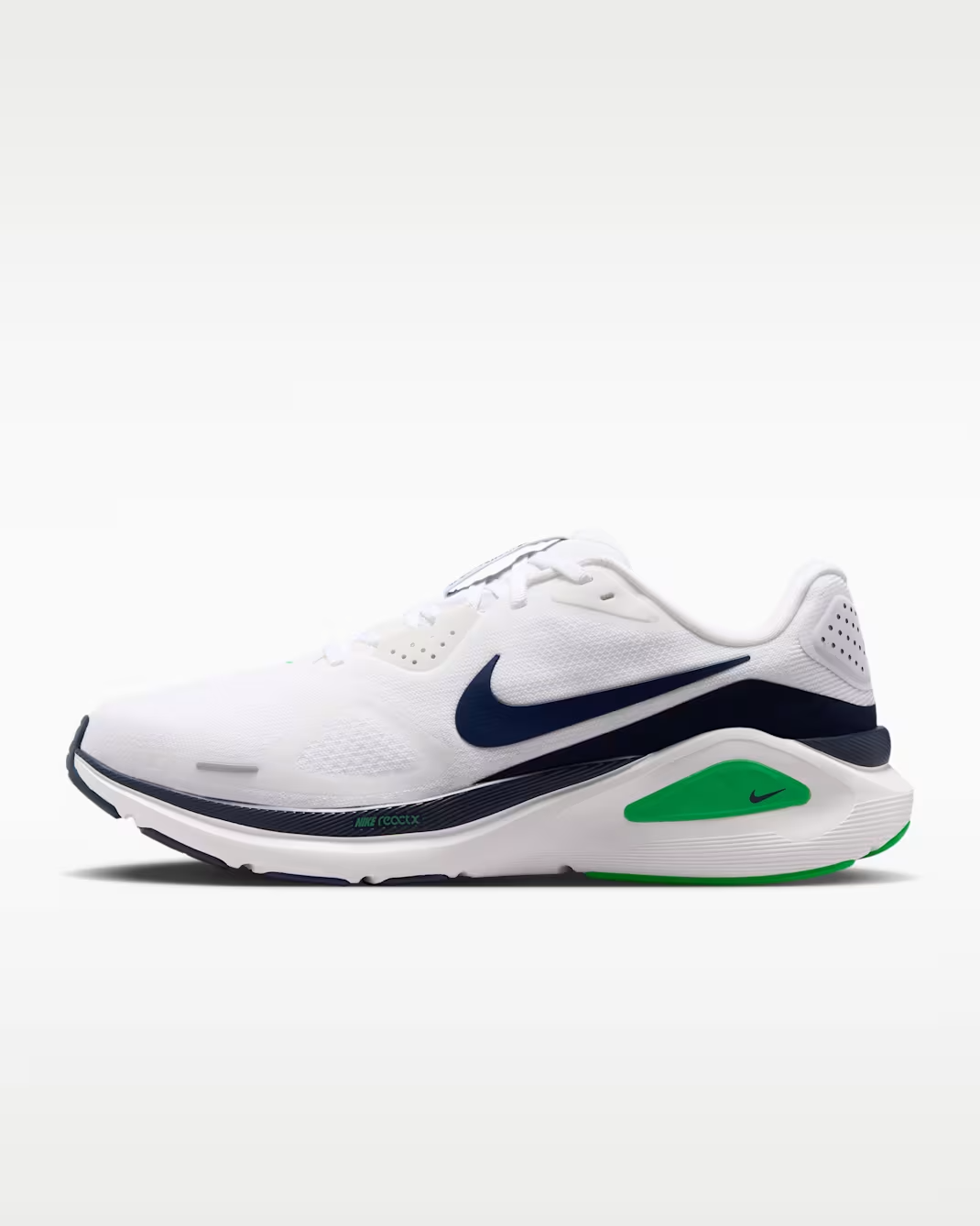 HJ1102-108 Nike Structure 26 "White/Green Spark" (Men's)