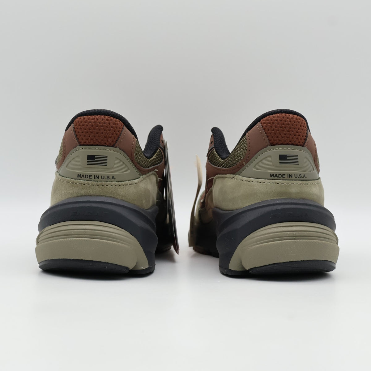 U990CA6 New Balance 990V6 Dark Camo Rich Oak Black Cement (Men's)