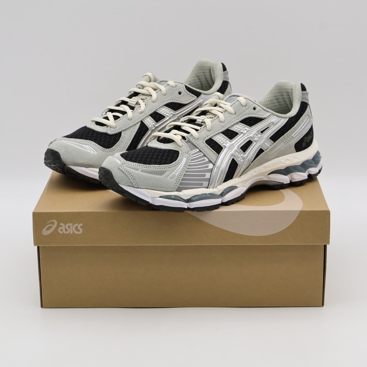 1203A846-020 KITH Ronnie Fieg Ã Asics Gel-Kayano 12.1 Peat Cream Black (Men's)