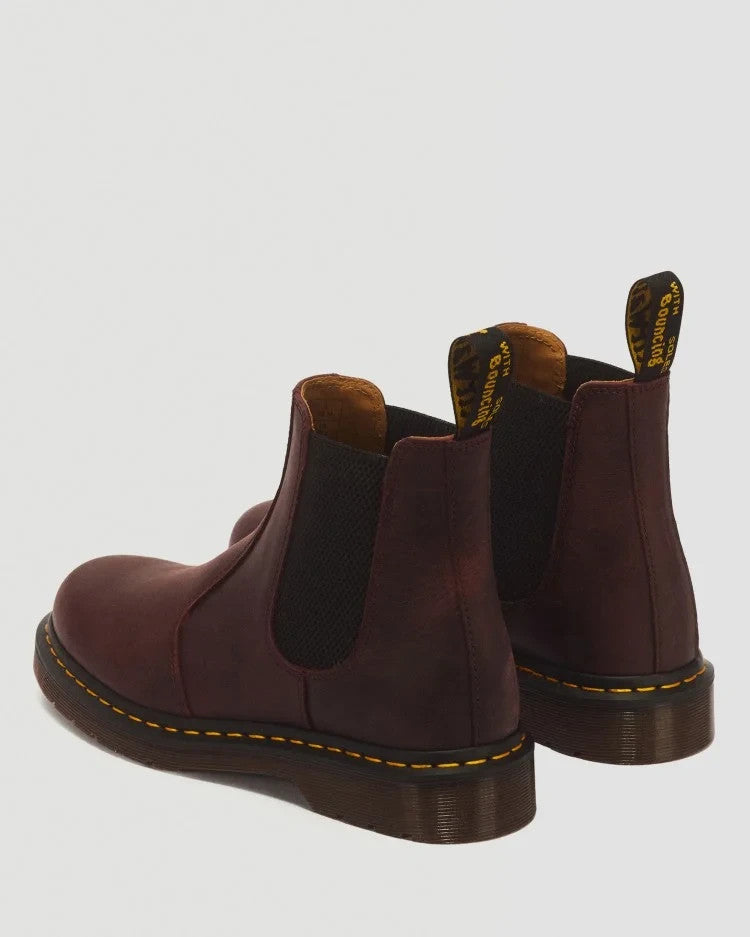 27486600 Dr.Martens 2976 Yellow Stitch Chelsea Boot "Cherry Red" (Men's)