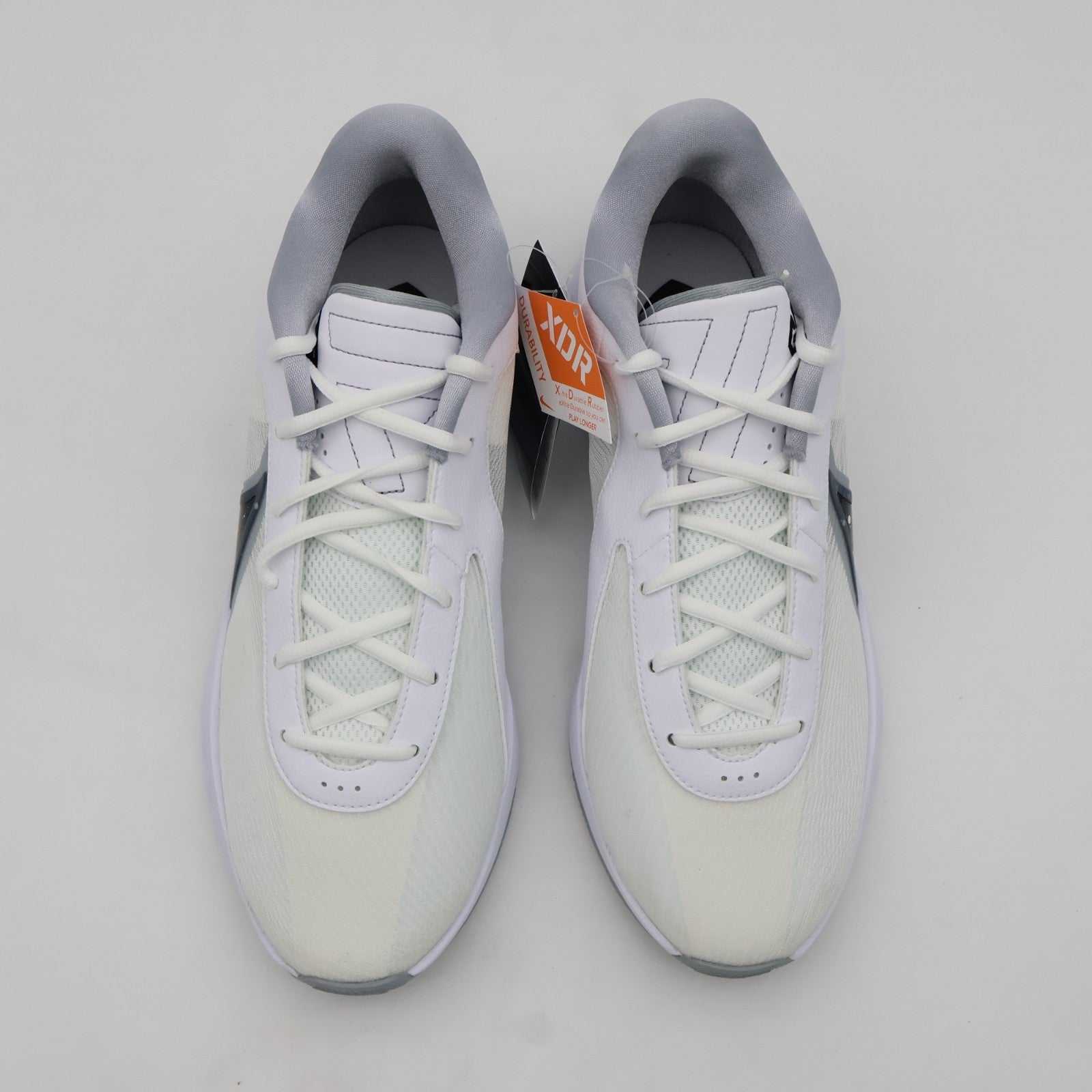 FJ7807-102 Nike Giannis Freak 6 White Black Wolf Grey (Men's)