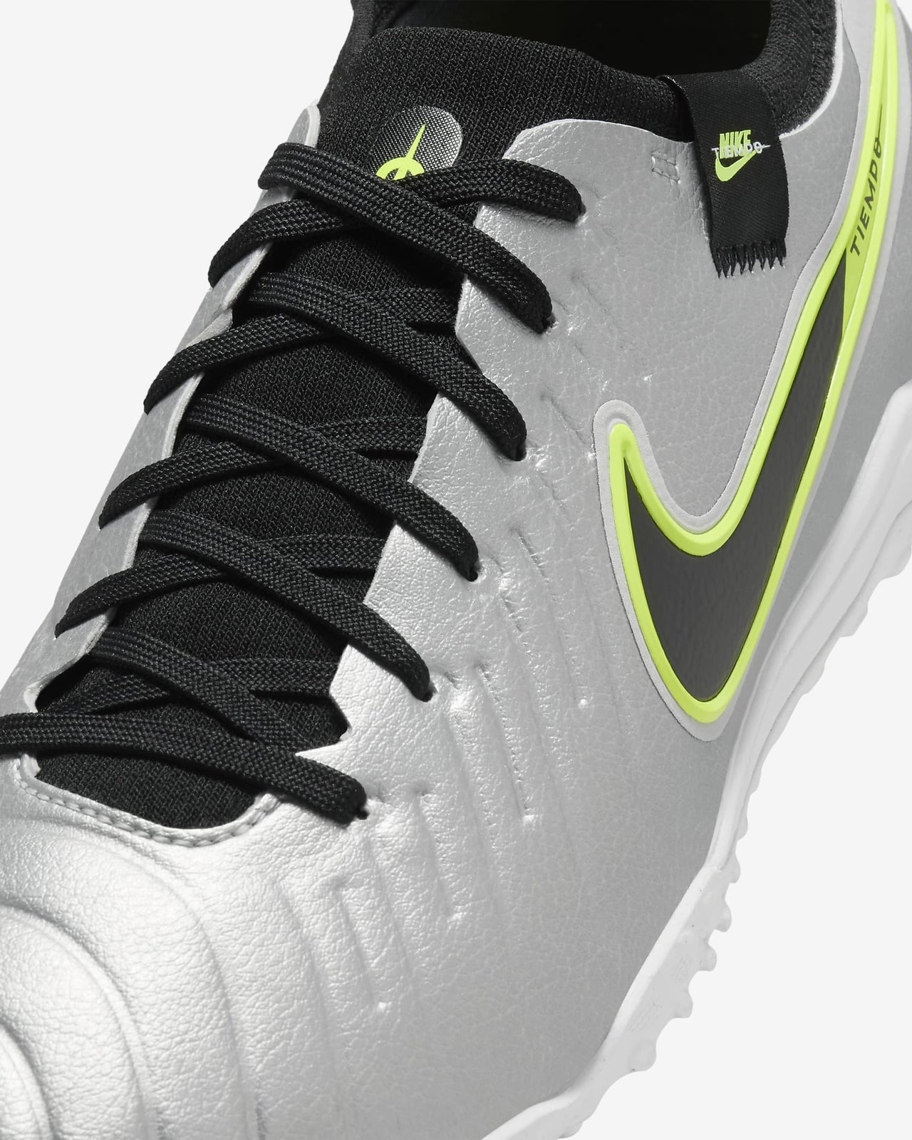 DV4336-001 Nike Tiempo Legend 10 Pro Metallic Silver Volt Black (Men's)