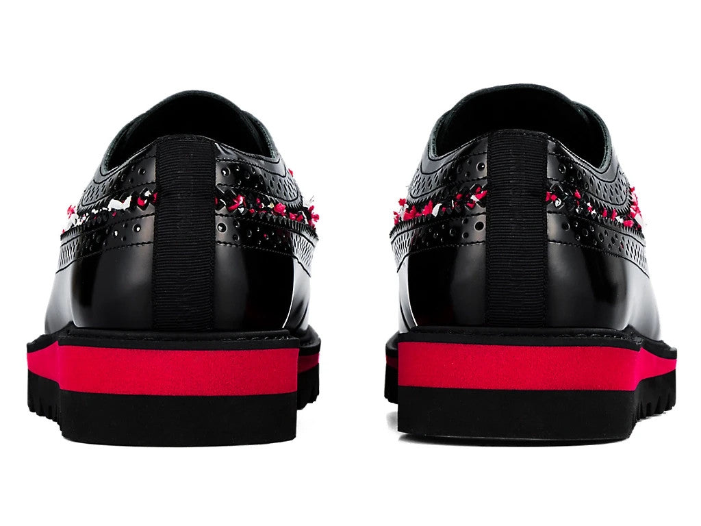 1181A615-002 Onitsuka Tiger Brogue Black Classic Red (Men's)