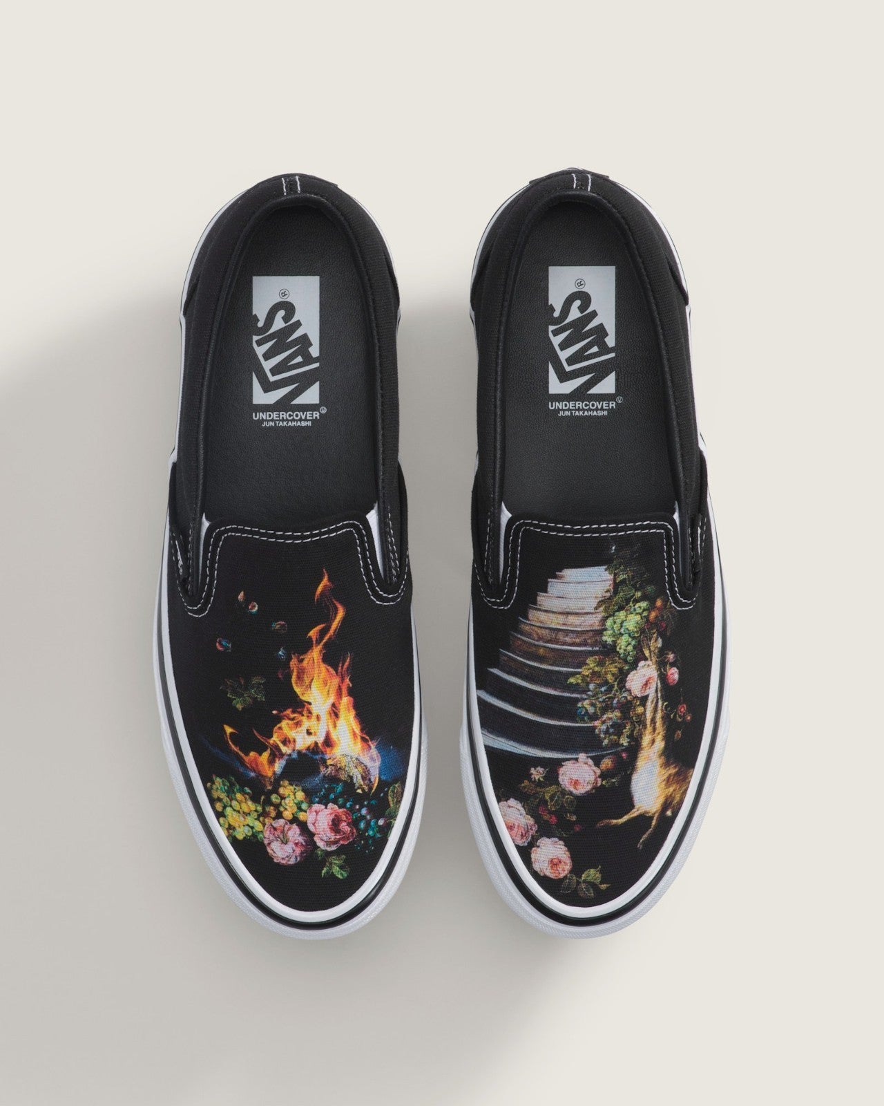 VN000Z0ZBLK UNDERCOVER Ã OTW by Vans Classic Slip-On "Black/White" (Men's)