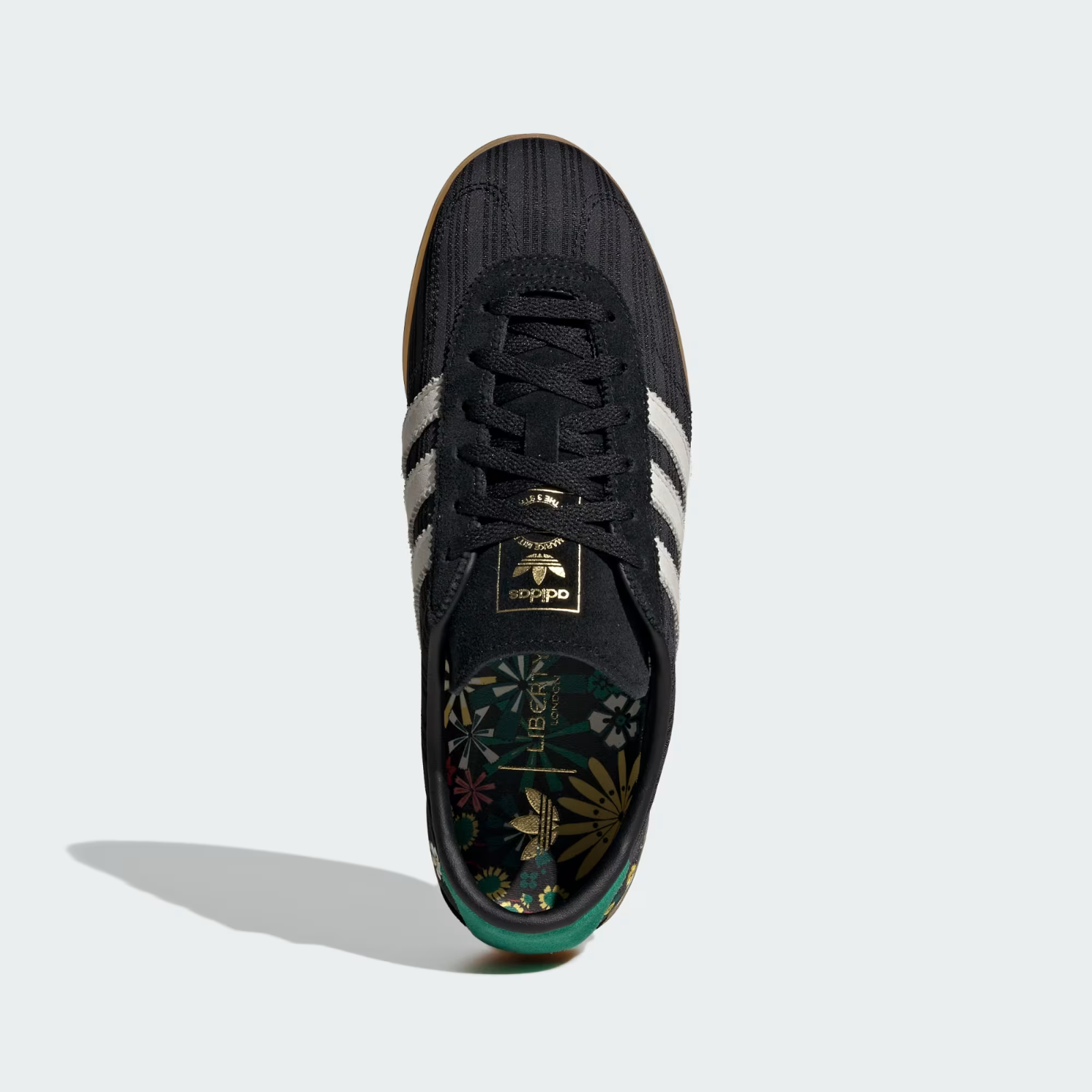 IH1890 adidas Gazelle Lo Pro Core Black Off White Gum (Men's)