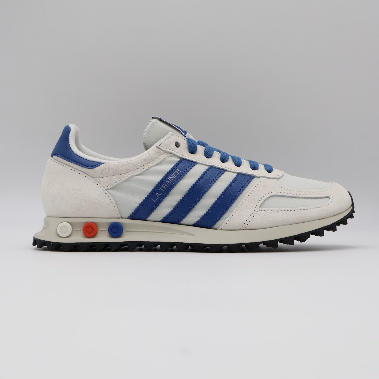 JR3610 adidas Originals LA Trainer OG Off White Dark Marine Crystal White (Men's