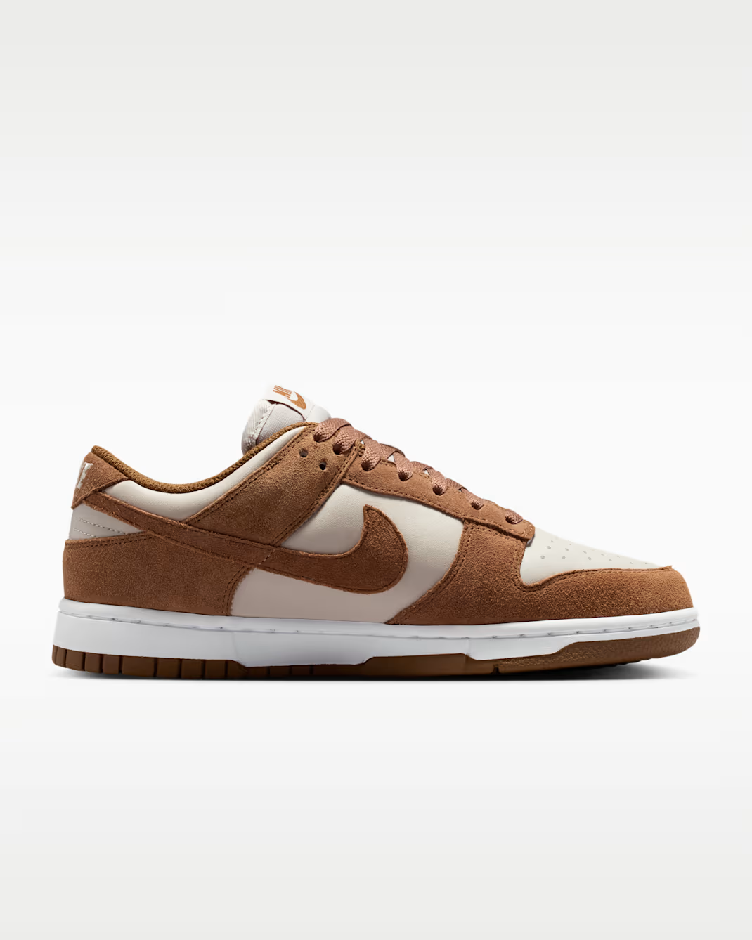 IO4244-200 Nike Dunk Low Suede "Light British Tan/Cream 2" (Women's)