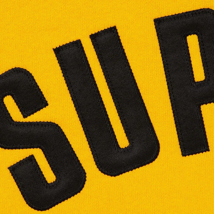 Supreme Arc Thermal Lined Zip Up Hooded Sweatshirt Gold