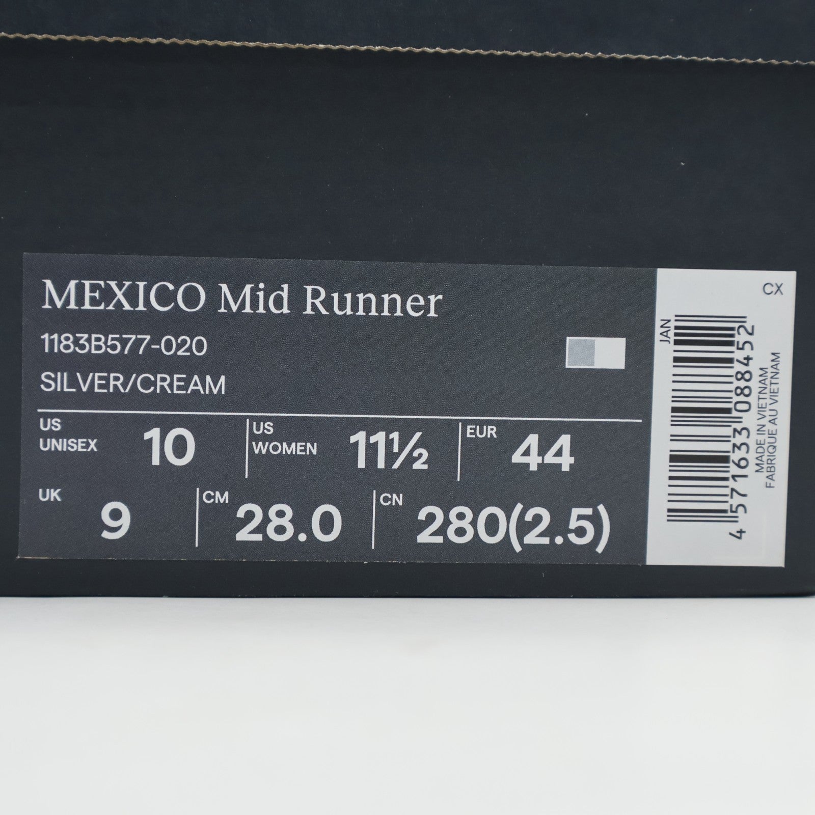 1183B577-020 Onitsuka Tiger MEXICO Mid Runner (Men's)