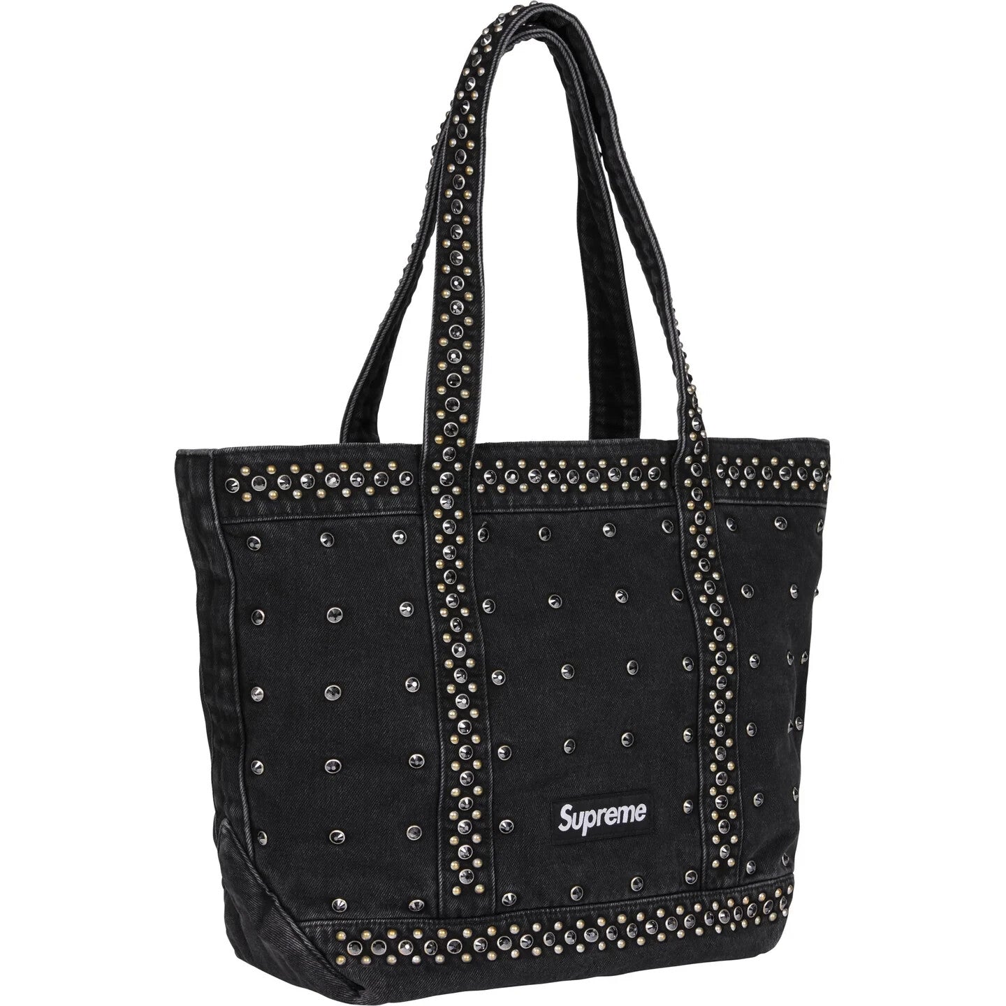 Supreme b.b. Simon Denim Tote Bag Black