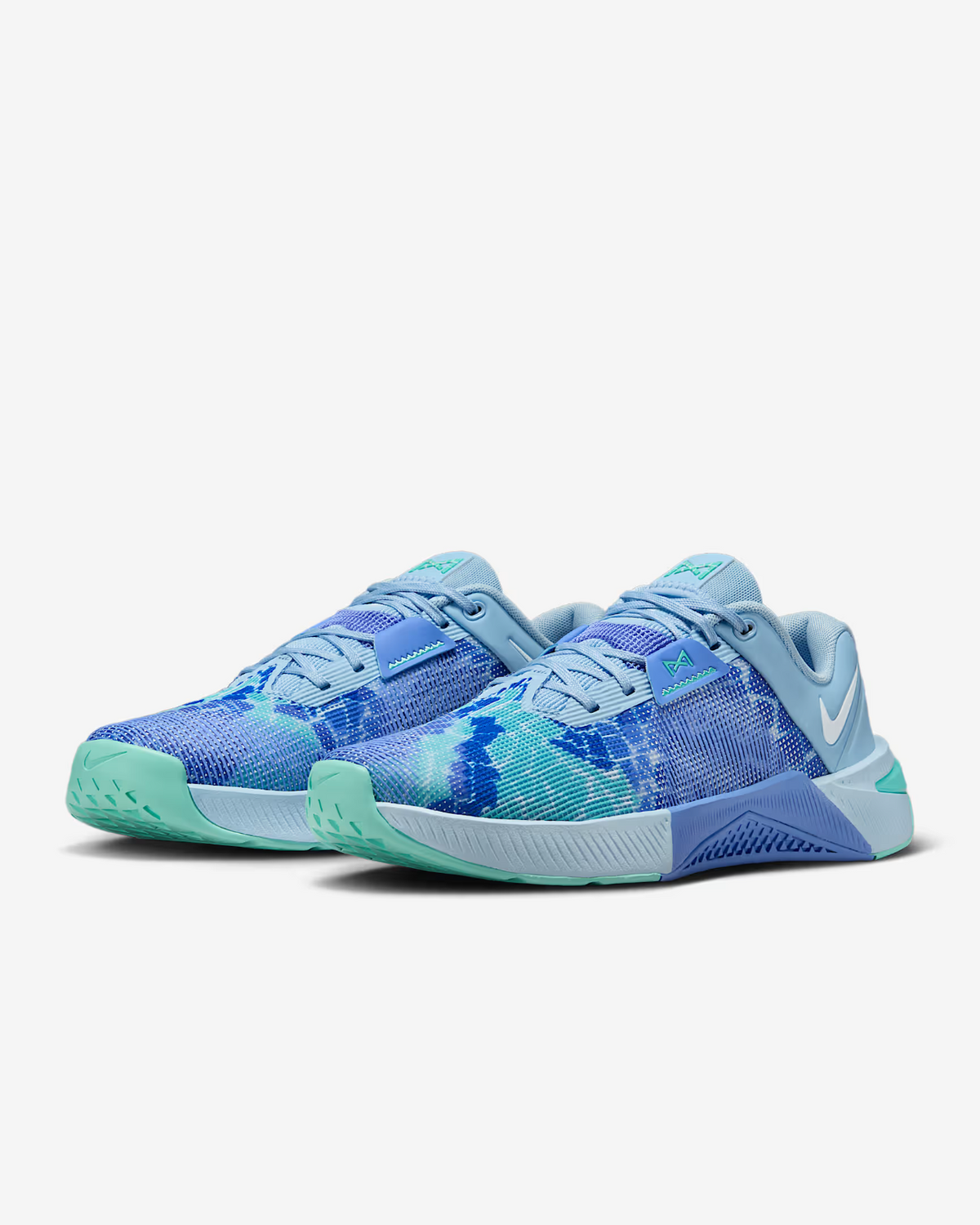 HQ2621-400 Nike Metcon 10 AMP Ice Blue Royal Pulse Racer Blue White (Women's)