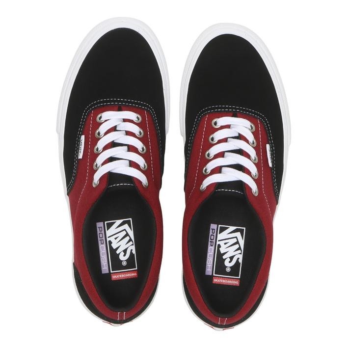 VN000ECRBDK Vans Skate Era "Black/Dark Red" (Men's)