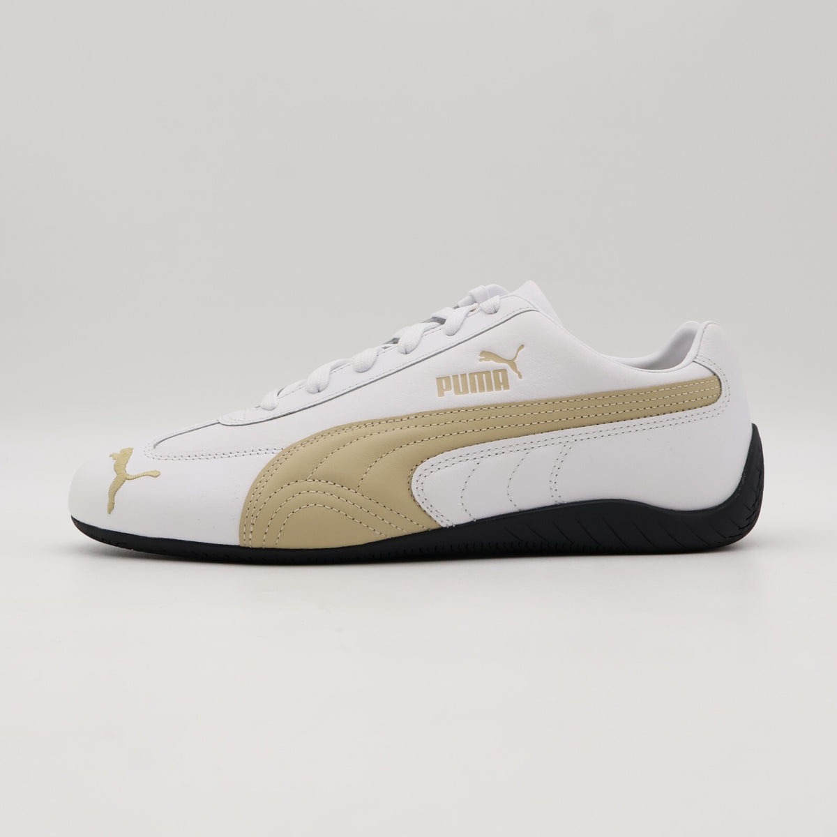 401603-01 Puma Speedcat Leather Puma White Toasted Almond (Men's)
