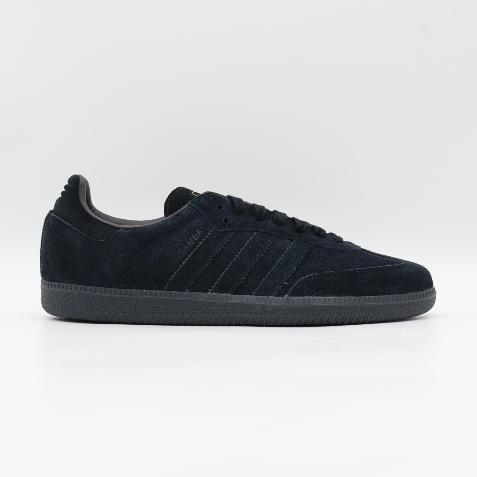 JR0887 adidas Originals Samba OG Core Black Grey Three Gold Metallic (Men's)