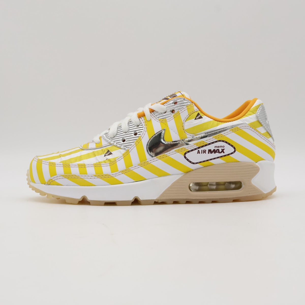 DD5481-735 Nike Air Max 90 Fried Chicken Speed Yellow Shimmer White (Men's)