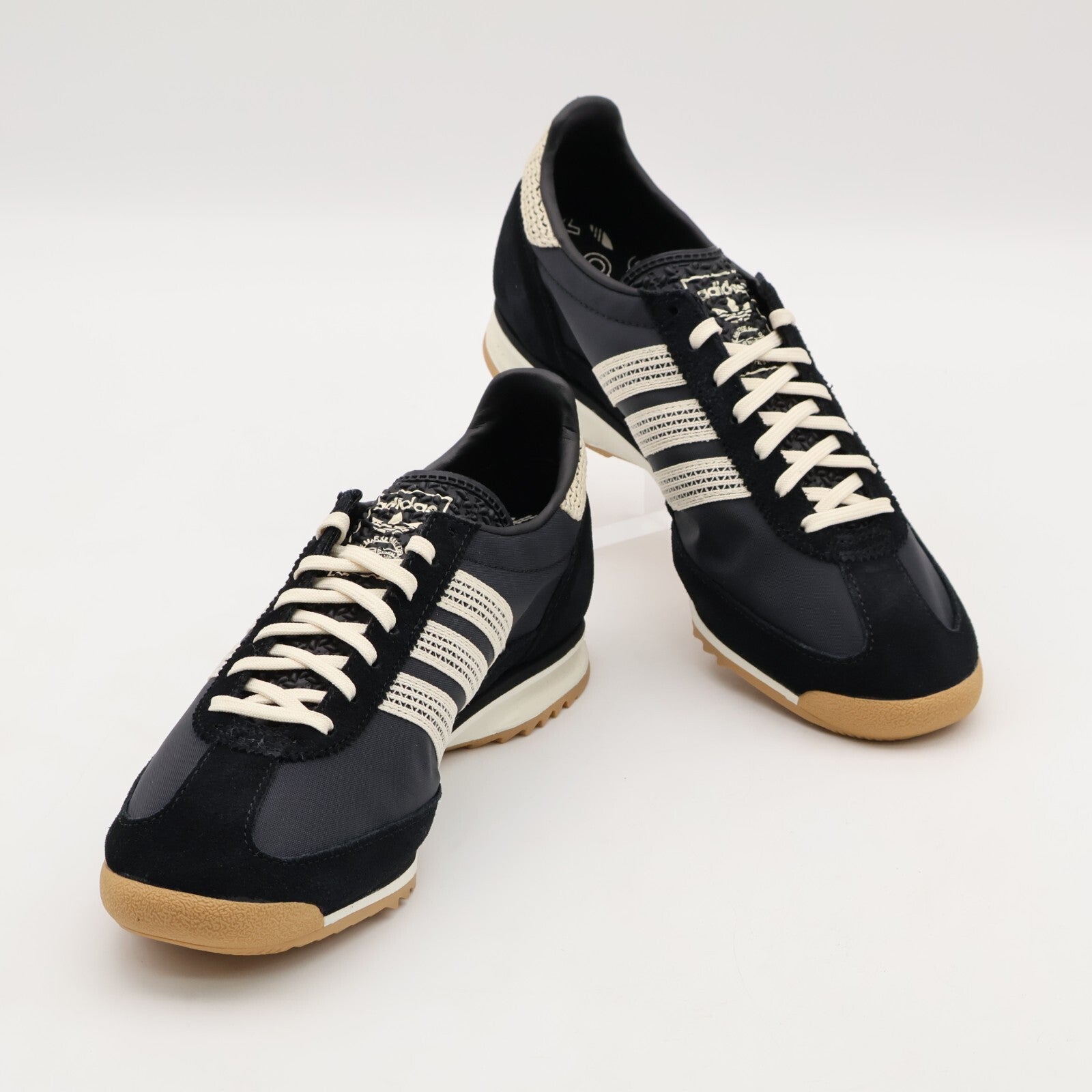 JI2745 adidas Originals SL72 OG Core Black Wonder White Off White (Women's)