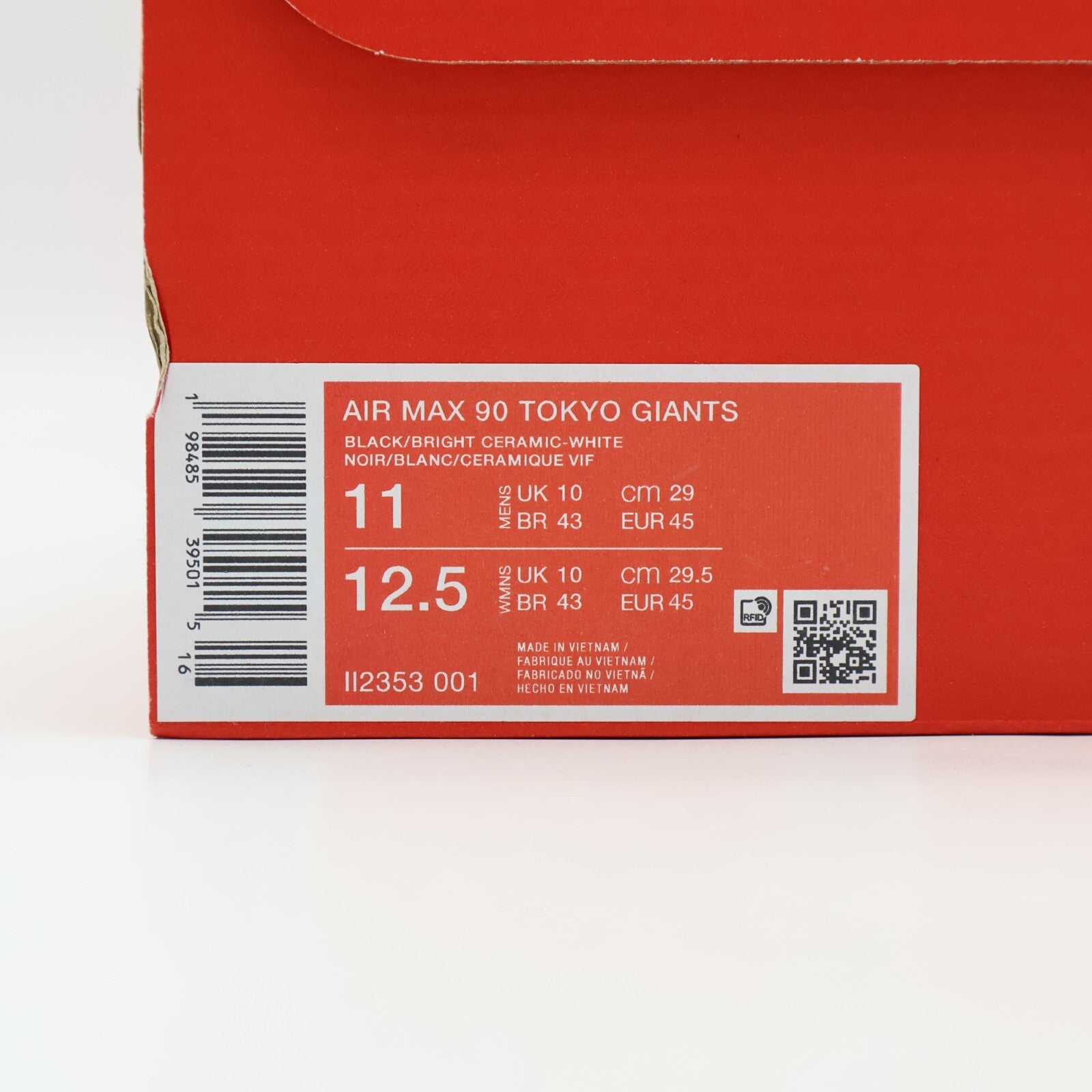 II2353-001 Nike Air Max 90 Tokyo Giants (Men's)