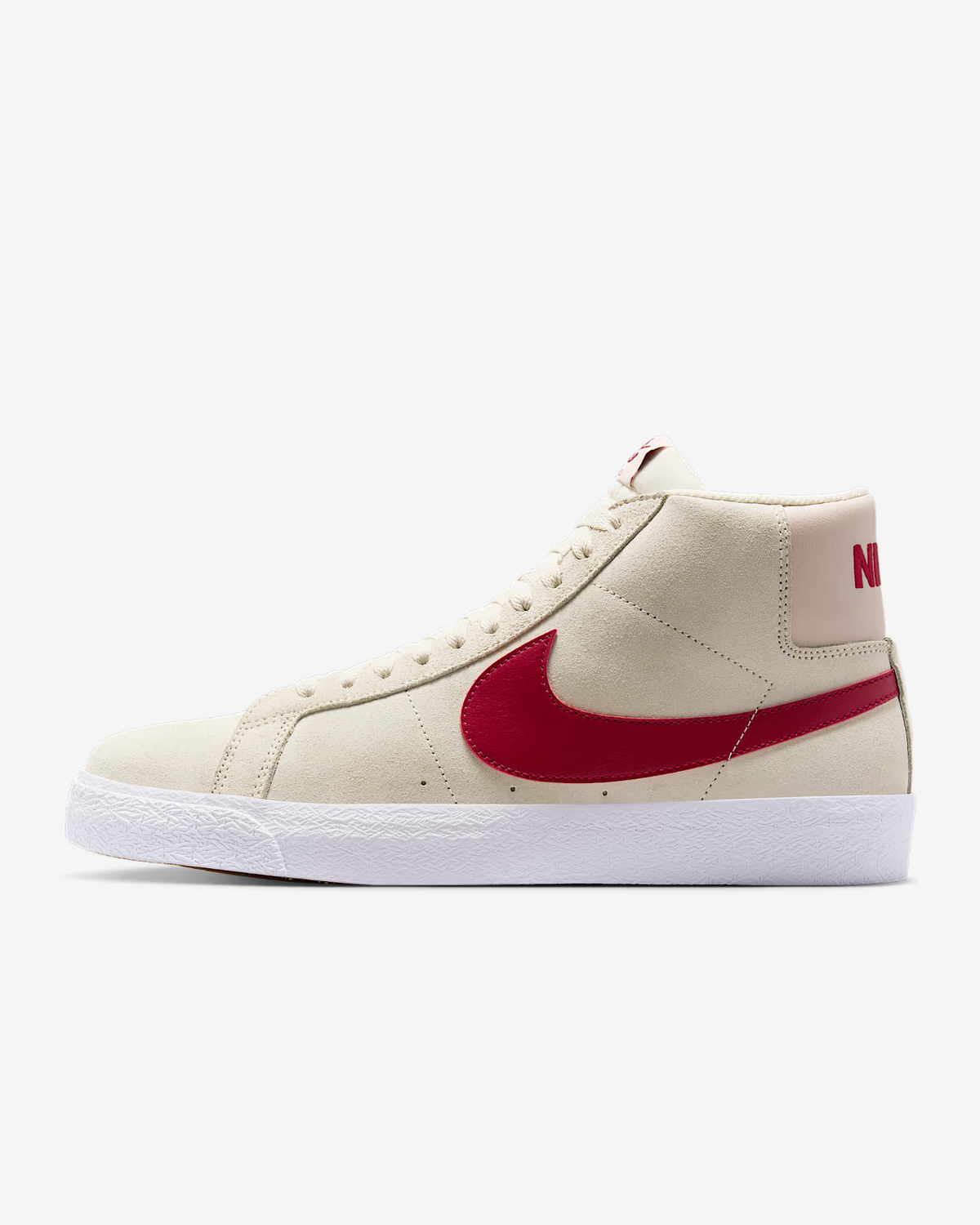 FD0731-100 Nike SB Zoom Blazer Mid Pale Ivory Silt Red White Noble Red (Men's)