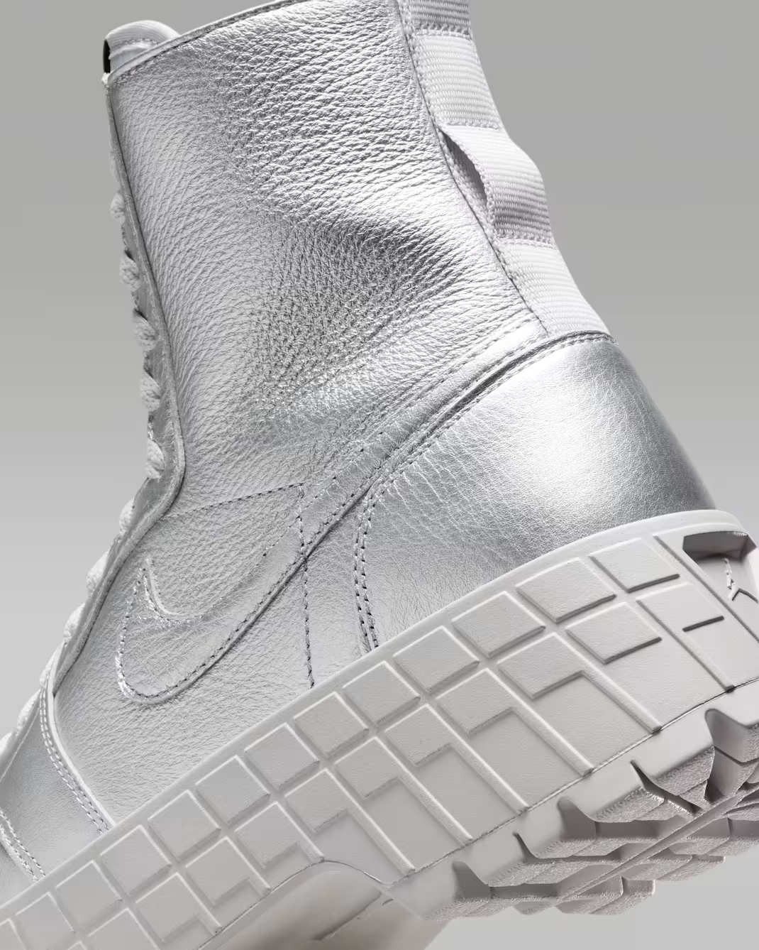 FJ5737-002 Nike Air Jordan 1 Brooklyn Metallic Silver (Women's)