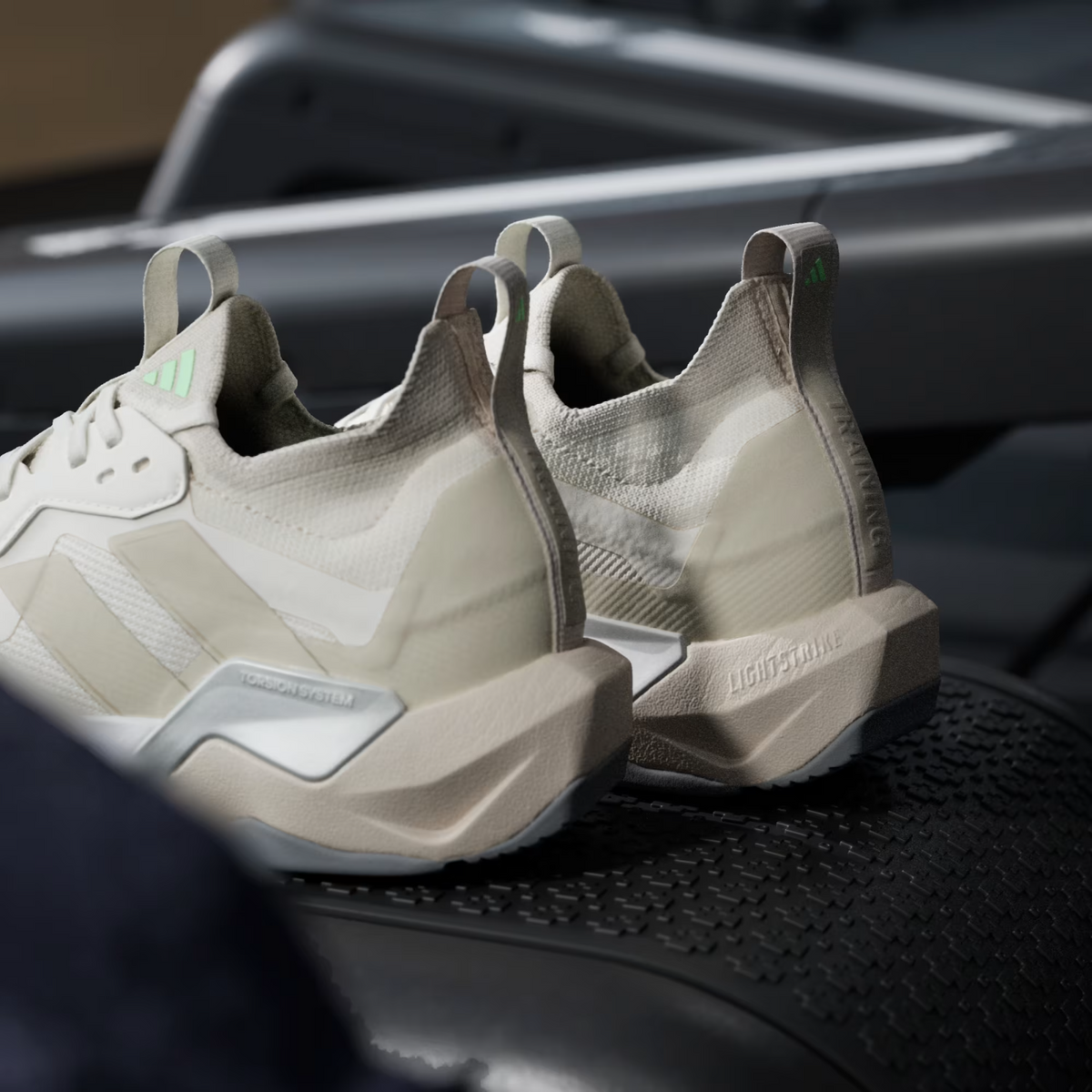 JS3171 adidas Rapidmove ADV 2 Chalk White Beige Lime Burst (Men's)