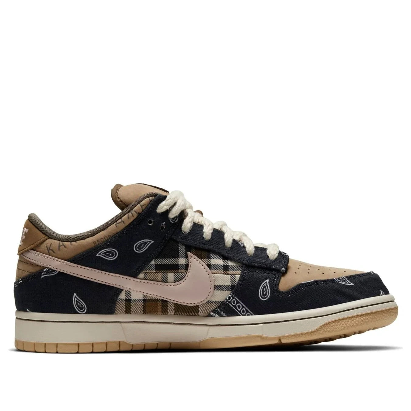 CT5053-001 Travis Scott Ã Nike SB Dunk Low "Black/Parachute Beige" (Men's)