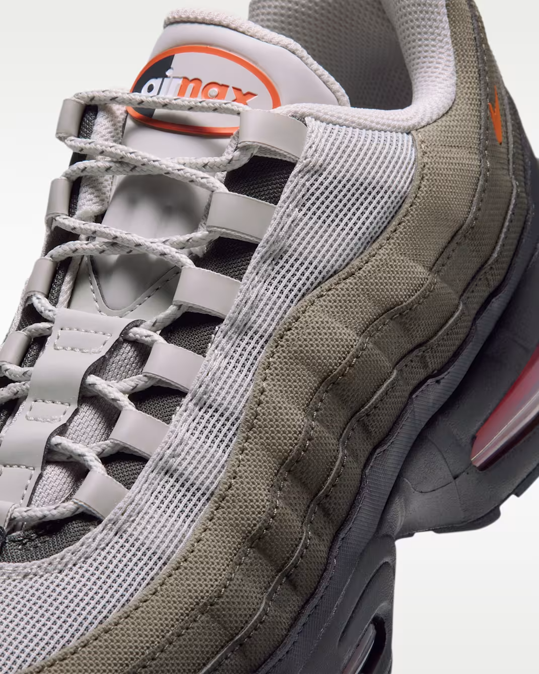 IQ7128-003 Nike Air Max 95 Big Bubble "Dark Loden/Safety Orange" (Men's)
