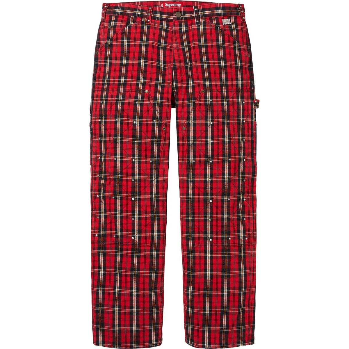 Supreme b.b. Simon Quilted Double Knee Painter Pant Plaid