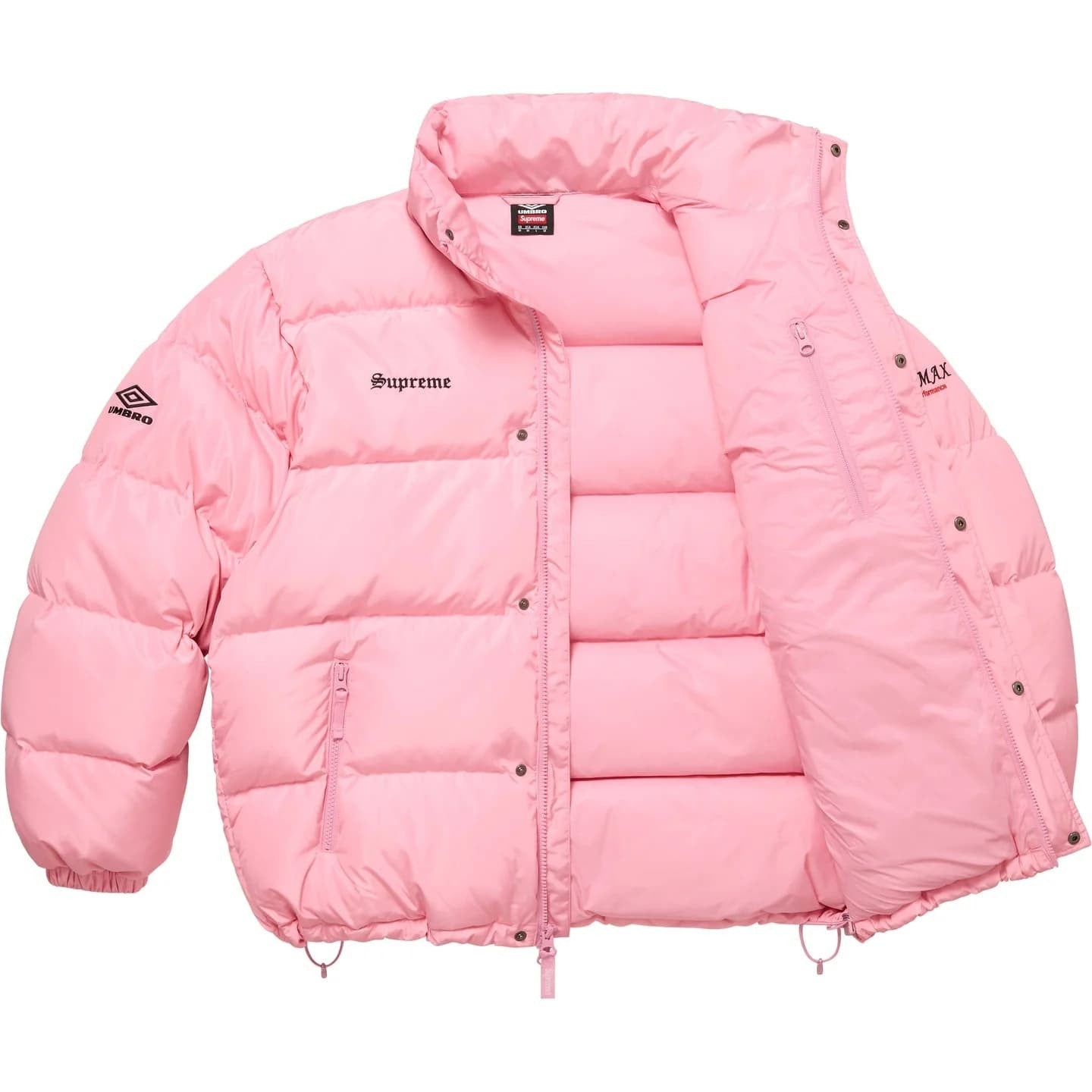 Supreme Umbro Down Puffer Jacket Pink