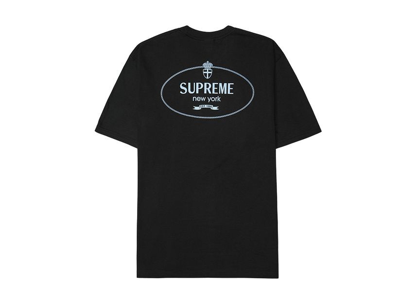 Supreme Crest Tee Black