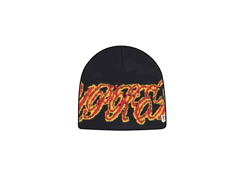 Supreme New Era Cursive Beanie "Black"