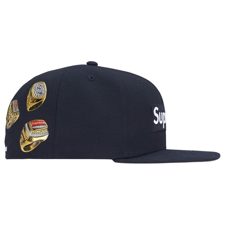 Supreme Rings Box Logo New Era Navy