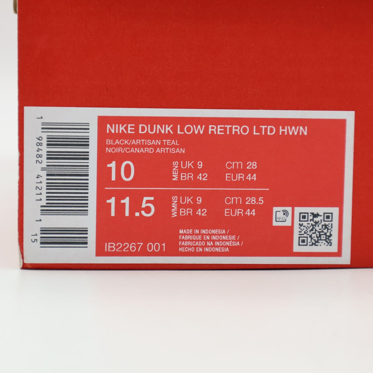 IB2267-001 Nike Dunk Low Retro LTD Wizard (Men's)