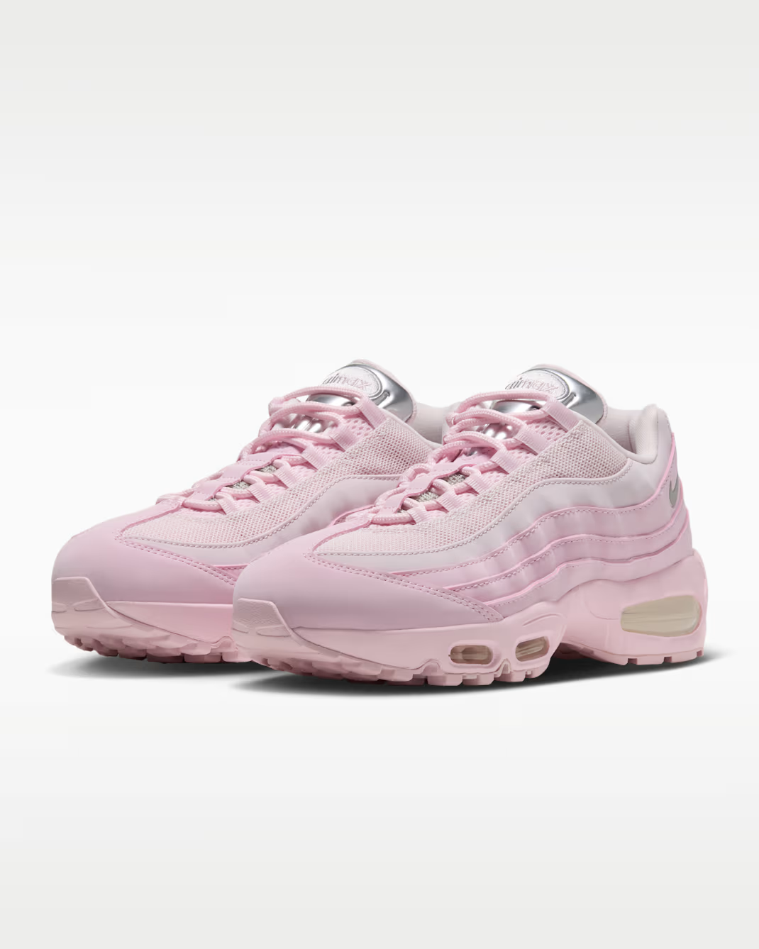 IV3305-600 Nike Air Max 95 Big Bubble Chrome "Pink Foam/Pearl Pink" (women's)