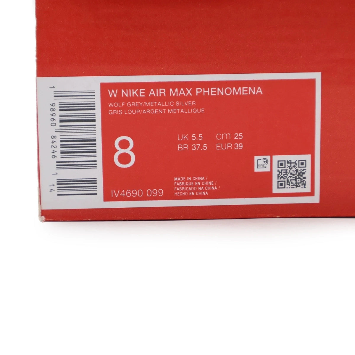 IV4690-099 Nike Women's Air Max Phenomena Wolf GreySilver (Women's)